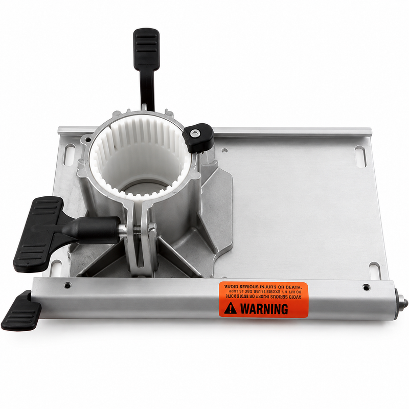 Garelick Seat Slide & Spider Assembly – Right-Hand, Ribbed, Anodized