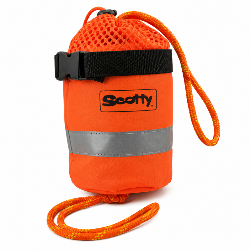 Scotty 50 ft Rescue Throw Bag – 660 lb Floating Lifeline | SCO-793