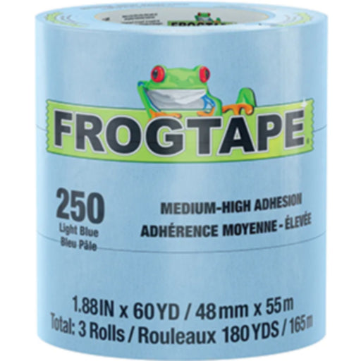Shurtape 105327 Frogtape® 250 Blue Performance Grade Masking Tape, 1" x 180', Blue