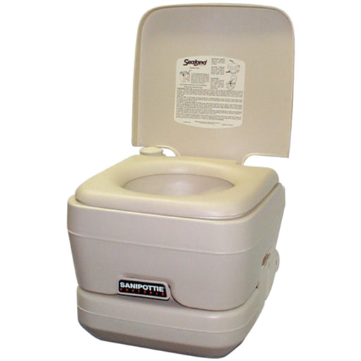 Dometic 2.5 Gallon Adult Size SaniPottie 962 Portable Toilet With Bellows Flush
