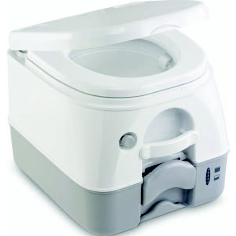 Dometic 2.5 Gallon Full Size 975MSD Portable Toilet With Push Button Flush