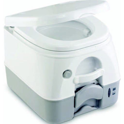 Dometic 2.5 Gallon Full Size 975MSD Portable Toilet With Push Button Flush
