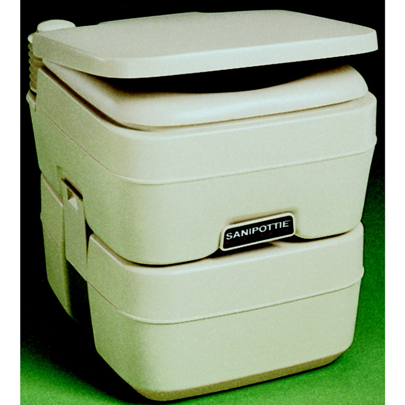 Dometic 5.0 Gallon SaniPottie 965MSD Portable Toilet With Mounting Brackets and 1.5" MSD Fittings