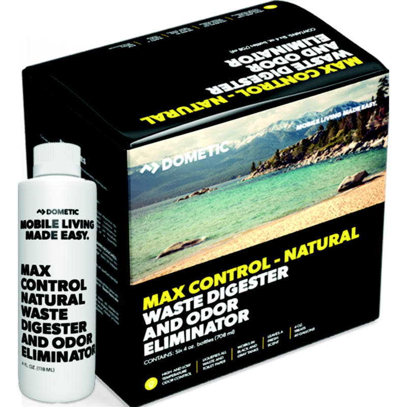 Dometic 9620000729 Max Control-Natural Holding Tank Treatment, 4 oz. 6 pk