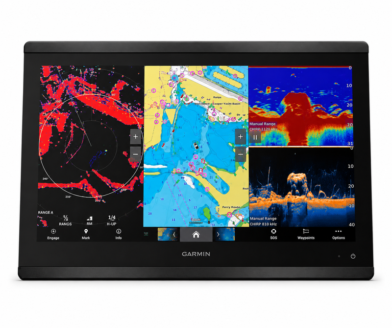 Garmin GPSMAP 8616xsv Chartplotter & Sonar MFD – 16" Touchscreen