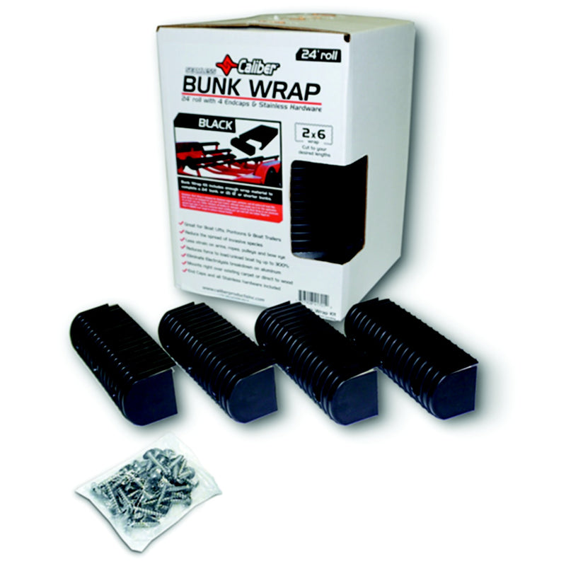 Caliber 23054BK Bunk Wrap Kit (Includes 4 Endcaps and Stainless Steel Hardware)