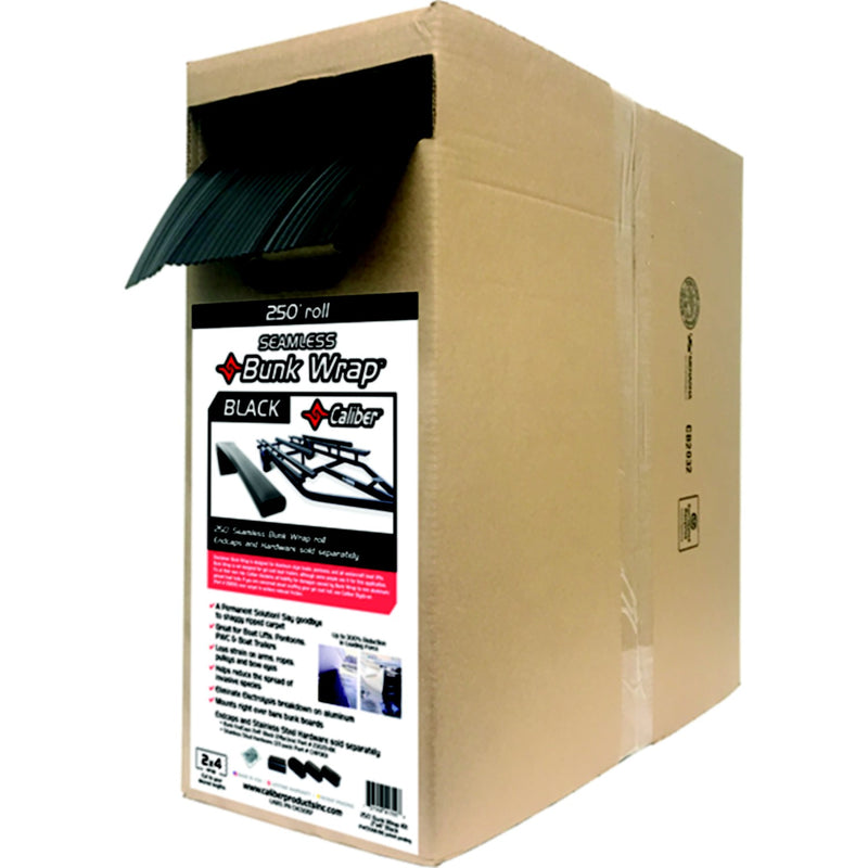 Caliber 23068BK Bunk Wrap 2" x 4" Bunk Wrap, 250' Black