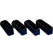 Caliber 23072BK Bunk Wrap 2" x 4" End Cap Only, Black, 24/pk