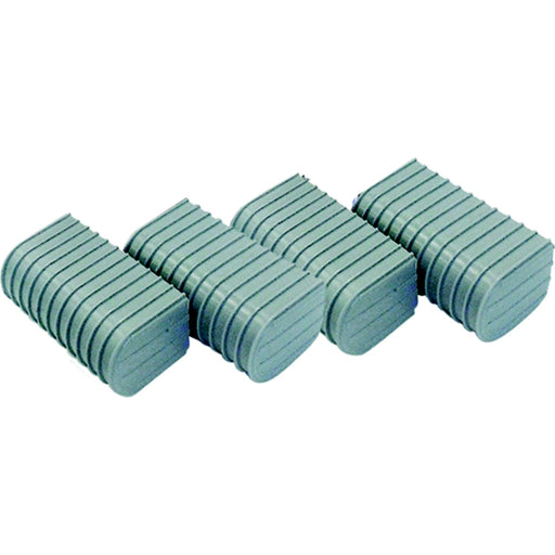 Caliber 23072 Bunk Wrap 2" x 4" End Cap Only, Gray, 24/pk