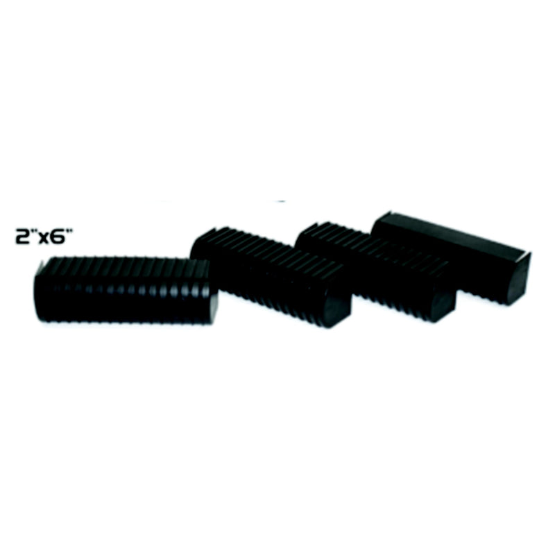 Caliber 23074BK Bunk Wrap 2" x 6" End Cap Only, Black, 24/pk