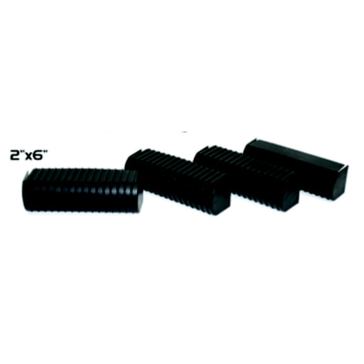 Caliber 23074BK Bunk Wrap 2" x 6" End Cap Only, Black, 24/pk