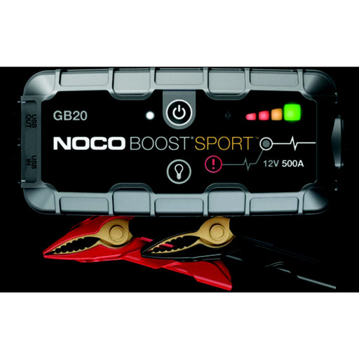 Genius GB20 Lithium Ion Jump Starter, 500 Amps