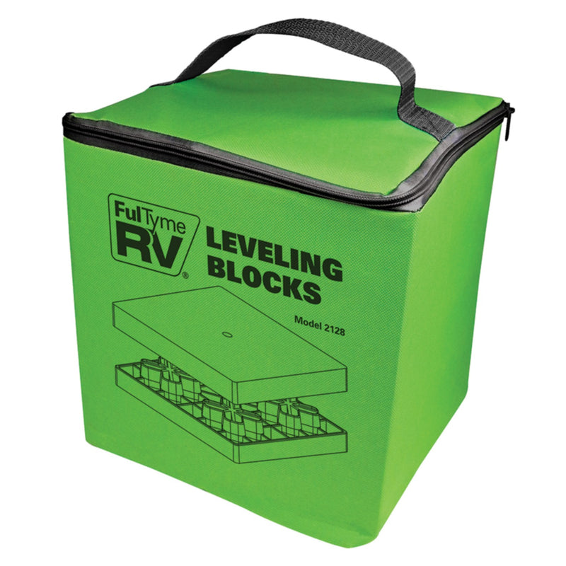 FulTyme RV 2128 Leveling Blocks, 10 pack (8 pads + 2 caps)