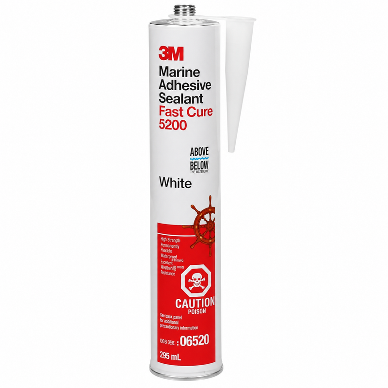 3M - 5200 Fast Cure Marine Adhesive Sealant White 295ml - THR-06520
