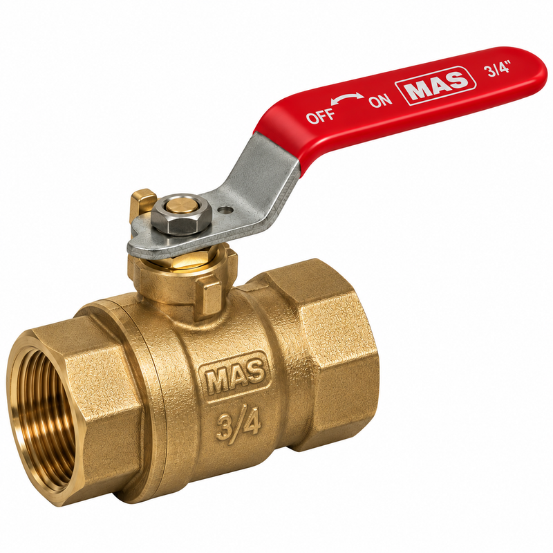 MAS B-3 Full Port Brass Ball Valve B-3-3/4 | 3/4 in. FNPT