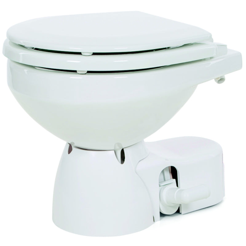 Jabsco 382453092 Quiet Flush E2 Marine Toilet, Compact Unit for Salt Water