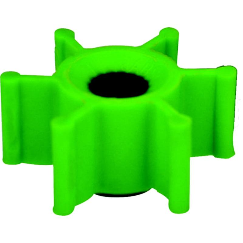 Jabsco 6303-0007-P Replacement 6 Blade Green Polyurethane Impeller