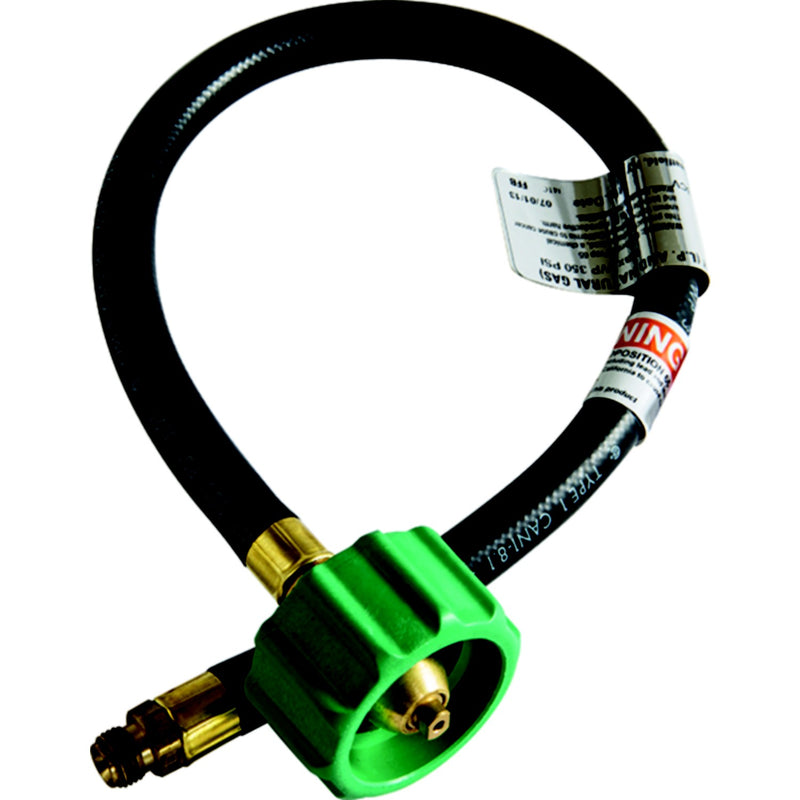 Trident 1014-1415-20 High Pressure 20" LPG Pigtail Hose & Quick Closing Coupling
