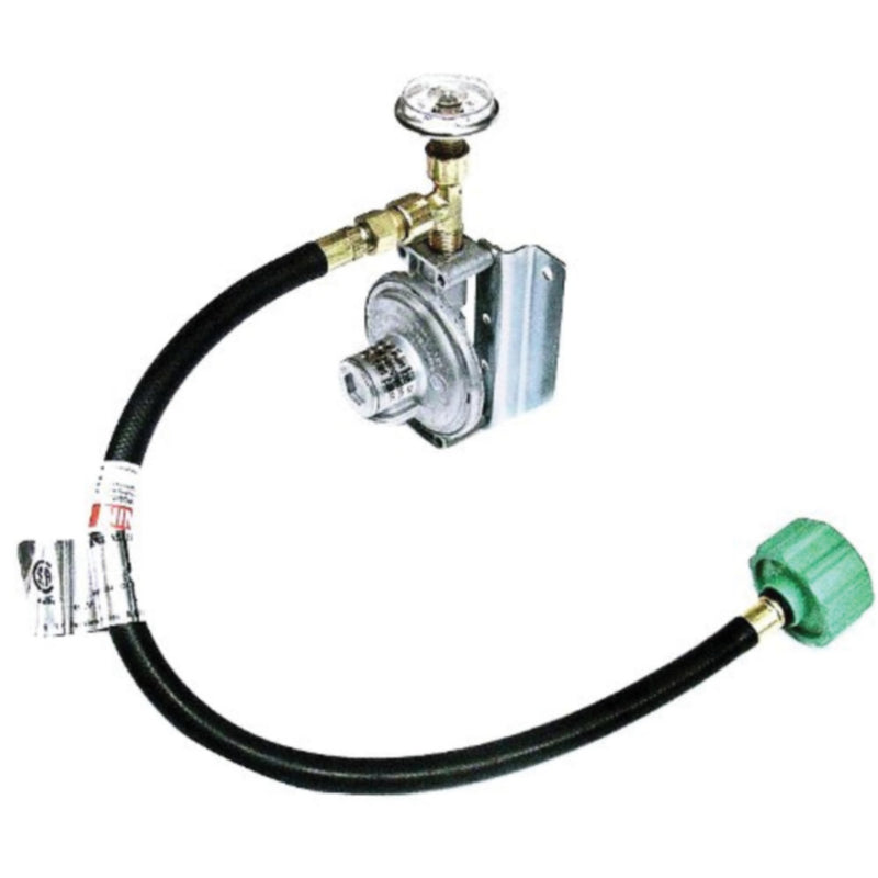 Trident 12111402 Propane 1 Stage Regulator Gauge & Bracket