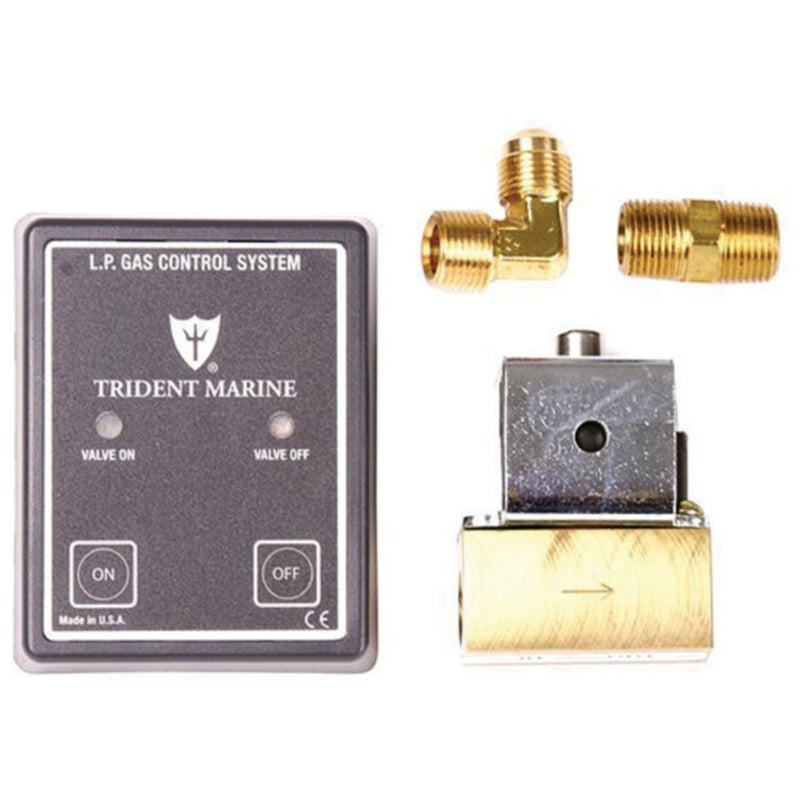 Trident 130077053 Marine Propane Control System, with 3/8" 12V Solenoid