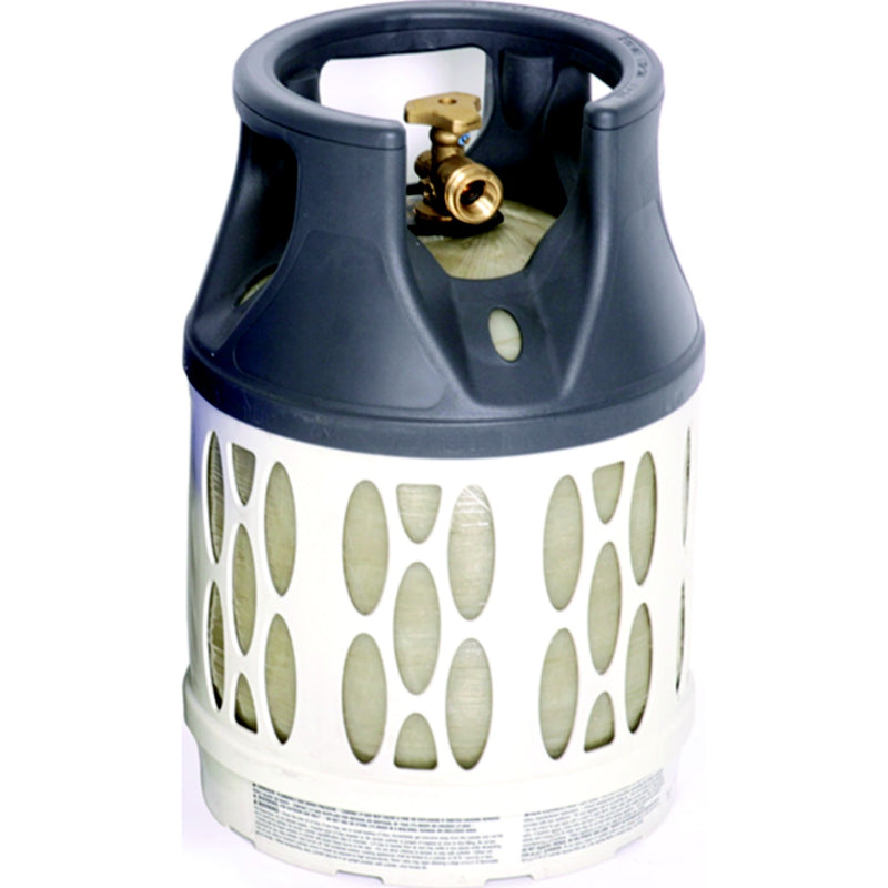 Trident 1420-0017 Marine/RV 17 lb Transparent Composite Propane Cylinder