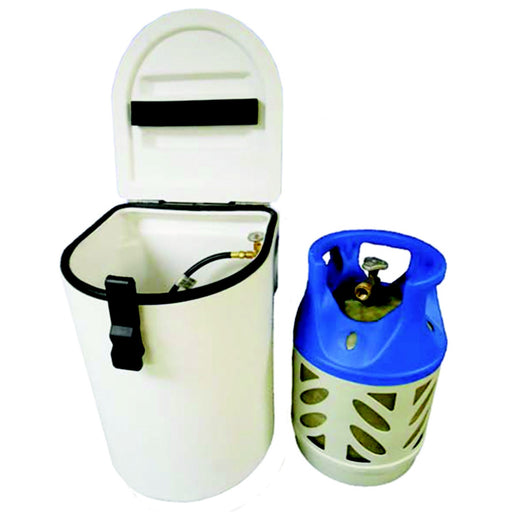 Trident 16011720 Roto Molded LPG Cylinder Locker, Single 20#