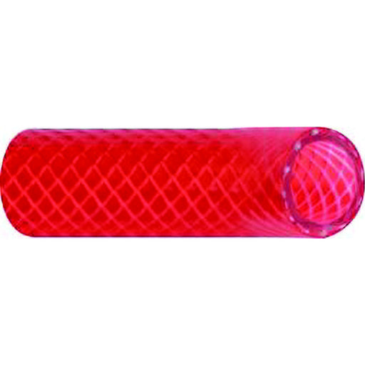 PVC Red Transparent Cover 3/8" x 50'