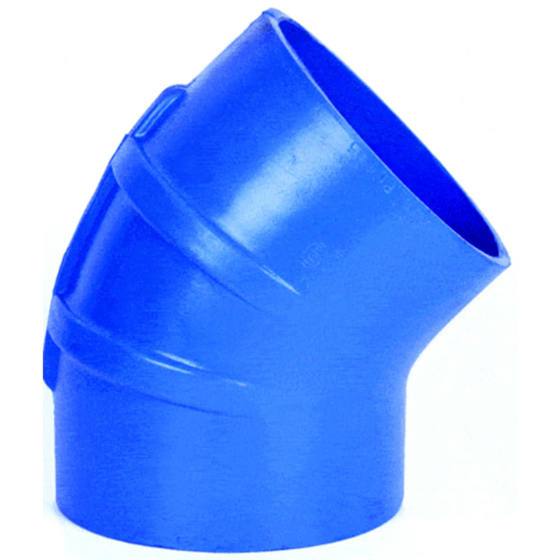 Trident 240V3000 Blue "VHT" Silicone 45° Elbow Only, 3"