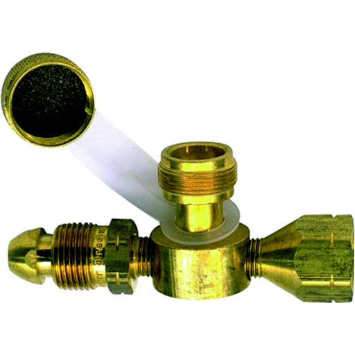 Trident High Pressure Gas Grill Connection - Tee Style