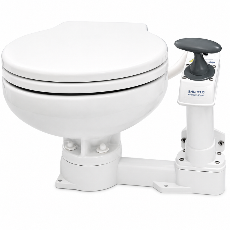 Johnson Pump AquaT Super Compact Manual Marine Toilet (80476-2501)