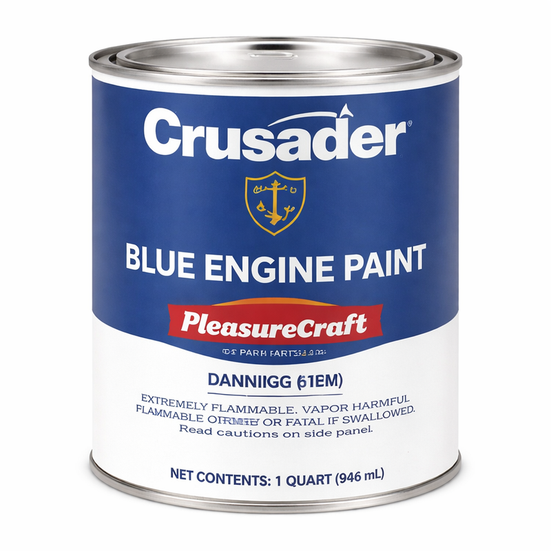Crusader Blue Engine Paint Pleasurecraft - OEM Part 61033