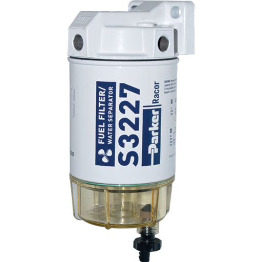 Racor 10 Micron Gas Spin-On Fuel/Water Seperator With Clear Bowl for Outboards