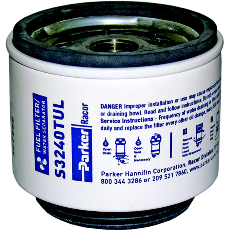 Racor Replacement Element For Gas Spin-On Fuel/Water Seperators