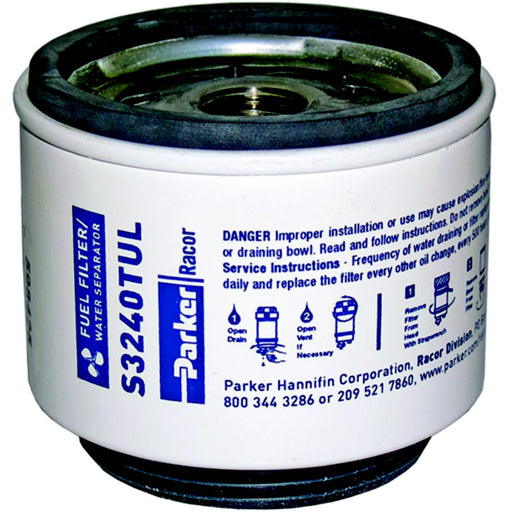 Racor Replacement Element For Gas Spin-On Fuel/Water Seperators