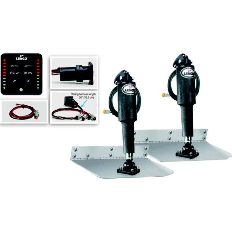9" x 12" Trim Tab Kit w/LED Indicator Switch