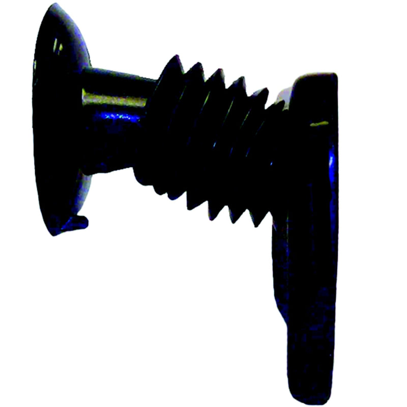 CIPA Fully Adjustable 4" x 8" Convex Suction Cup Mirror - Black