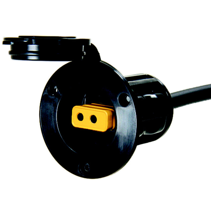 Flush Mount Power Port, Black