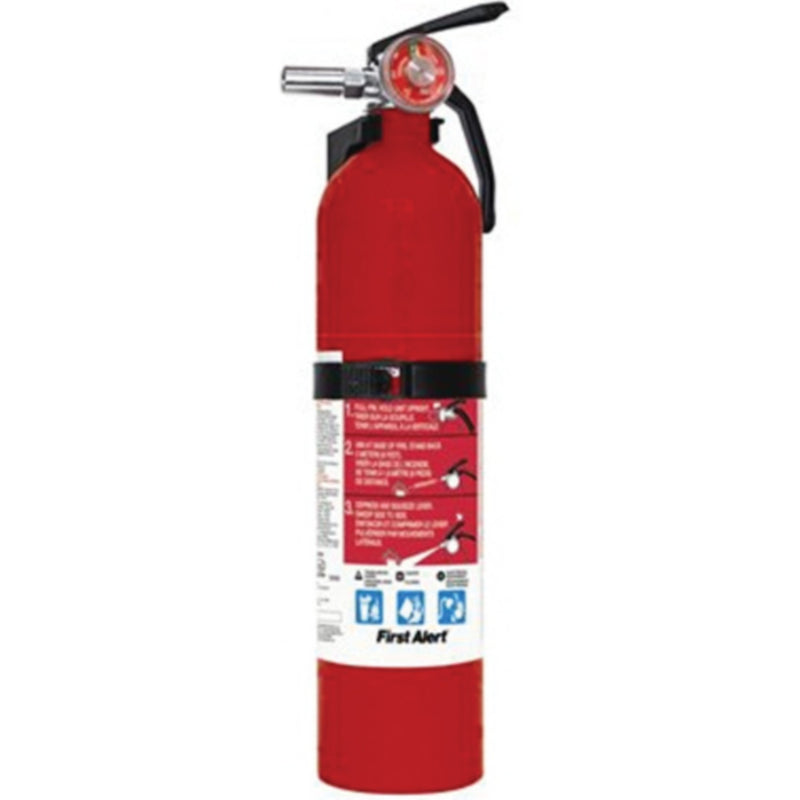 First Alert FE1A10GOA Multi-Purpose Dry Chemical Fire Extinguisher, Red, 1A-10B:C