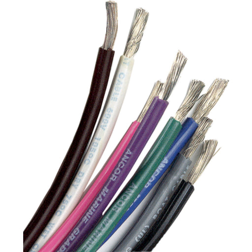 Ancor 104825 Marine Grade™ Tinned Copper Primary Wire, #14 AWG, 250', Red