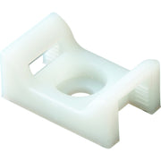 Ancor Cable Tie Screw Mounts, Natural, 25/pk