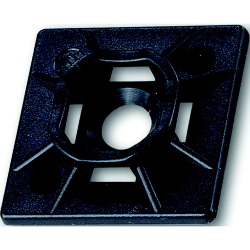 Ancor Cable Tie Adhesive Mounts, Black, 25/pk