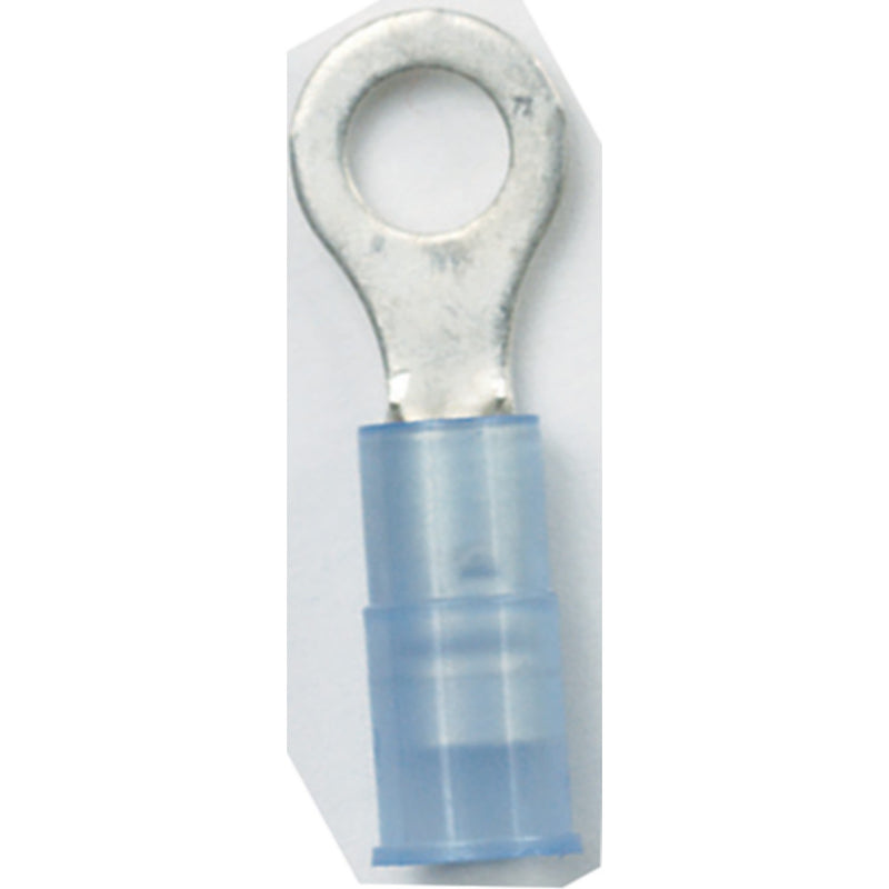 Ancor 210214 Marine Grade™ Nylon Insulated Ring Terminals, 1/4" Fastener, 16-14 Wire, Blue, 25/Pk