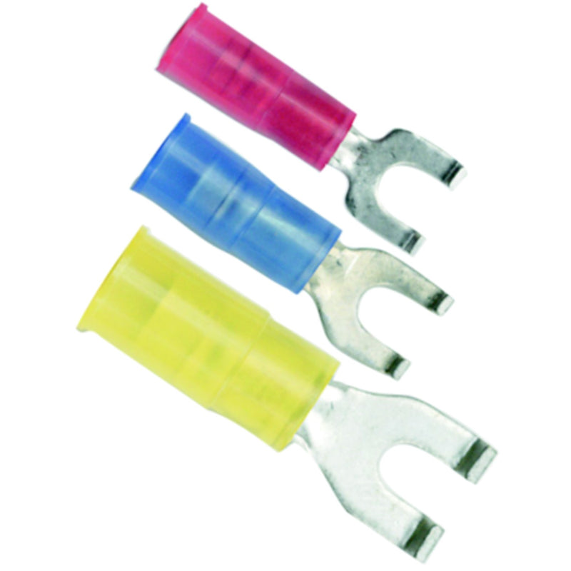 Ancor 230301 Marine Grade™ Nylon Spade Terminal, #6 Fastener, 22-18 Wire, Red, 6/Pk