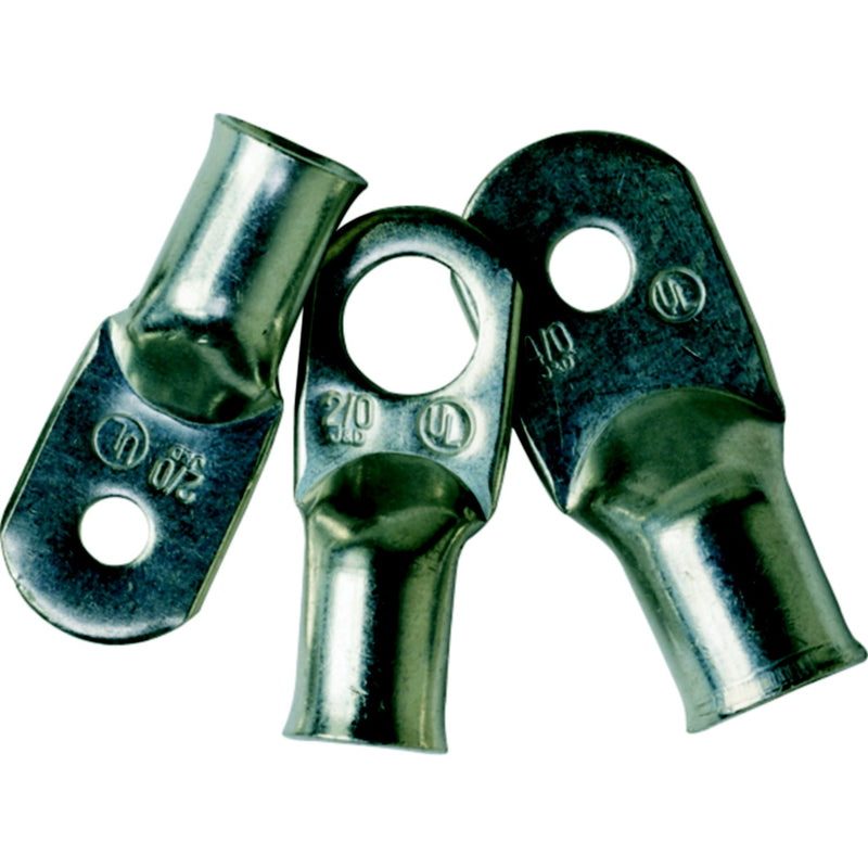 Ancor 242264 Marine Grade™ Tinned Battery Lugs, 1/4" Fastener, #2 Cable, 25/Pk