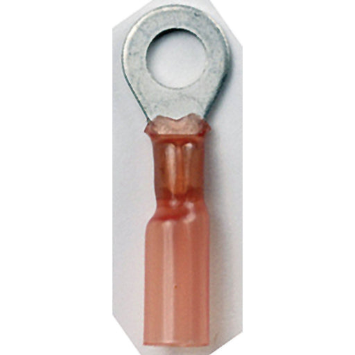Ancor 310399 Marine Grade™ Heat Shrink Ring Terminals, #10 Fastener, 22-18 Wire, Red, 100/Pk
