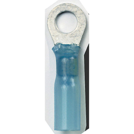 Ancor 311399 Marine Grade™ Heat Shrink Ring Terminals, #10 Fastener, 16-14 Wire, Blue, 100/Pk