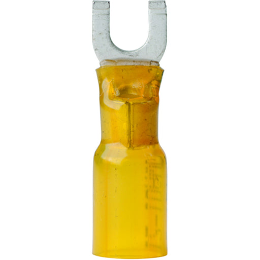 Ancor 315203 Marine Grade™ Heat Shrink Spade Terminal, #8 Fastener, 12-10 Wire, Yellow, 3/Pk