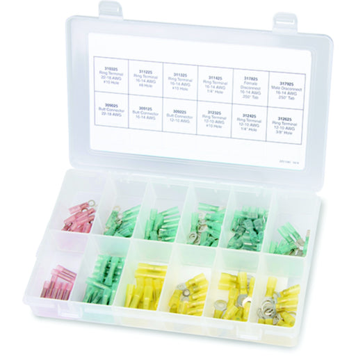 Ancor 320101 160 Pc. Heat Shrink Terminal & Connector Kit