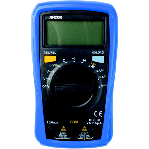 Ancor 703072 8 Function Digital Multimeter