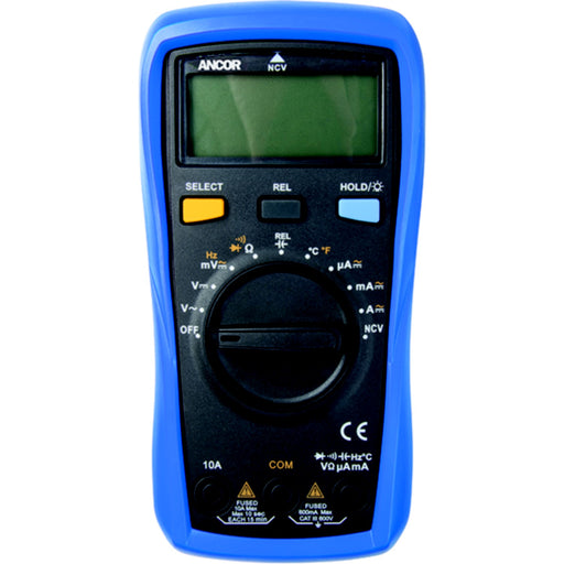 Ancor 703073 True RMS 12 Function Digital Multimeter